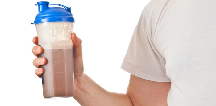 Morning protein shake for bodybuilding